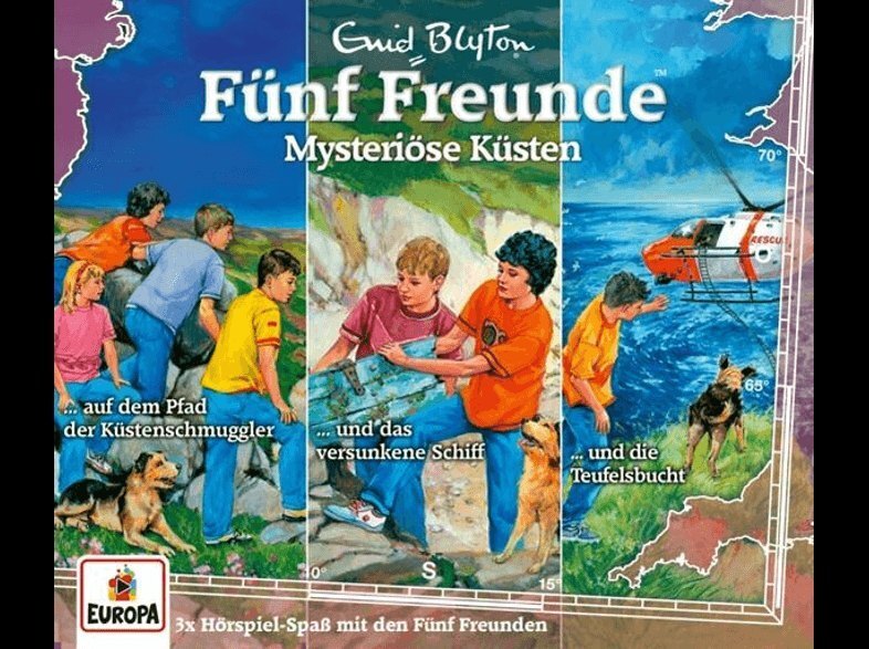 Cover: 190759632628 | Fünf Freunde 3er Box - Mysteriöse Küsten. Box.34, 3 Audio-CDs | Blyton