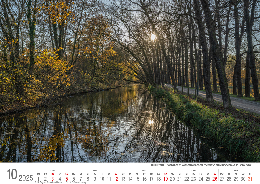 Bild: 9783965352094 | Niederrhein 2025 Bildkalender A4 Spiralbindung | Holger Klaes | 2025