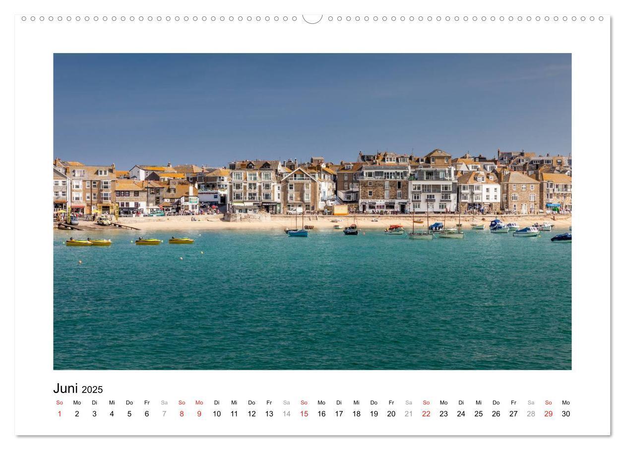 Bild: 9783435673988 | Cornwall - Land zwischen den Meeren (Wandkalender 2025 DIN A2...