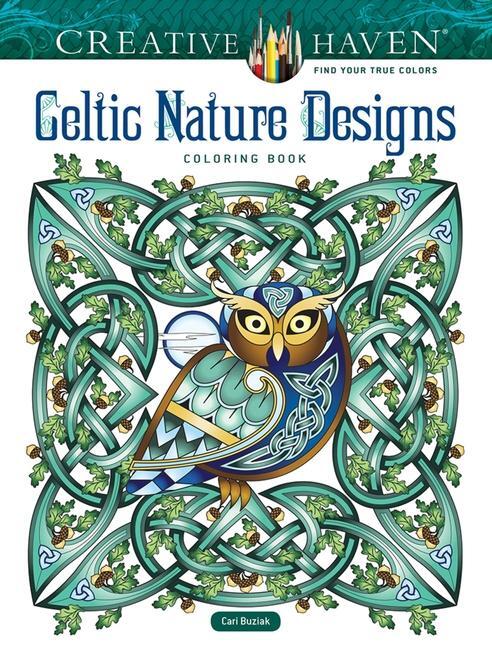 Cover: 9780486850191 | Creative Haven Celtic Nature Designs Coloring Book | Cari Buziak