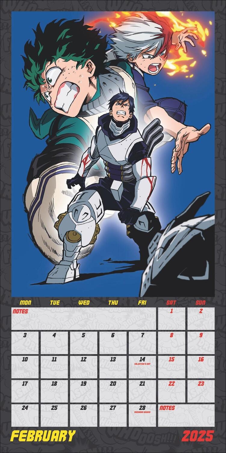 Bild: 9783840196829 | My Hero Academia Broschurkalender 2025 | Kalender | Danilo | 28 S.