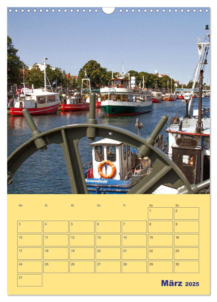 Bild: 9783435881444 | Sehnsuchtsort Warnemünde (Wandkalender 2025 DIN A3 hoch), CALVENDO...