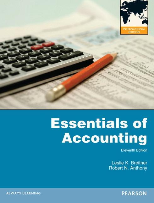 Cover: 9780273771463 | Essentials of Accounting | International Edition | Breitner (u. a.)