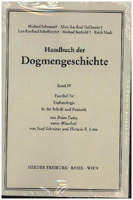 Cover: 9783451007422 | Sakramente; Eschatologie. Faszikel.7a | Michael Schmaus (u. a.) | Buch