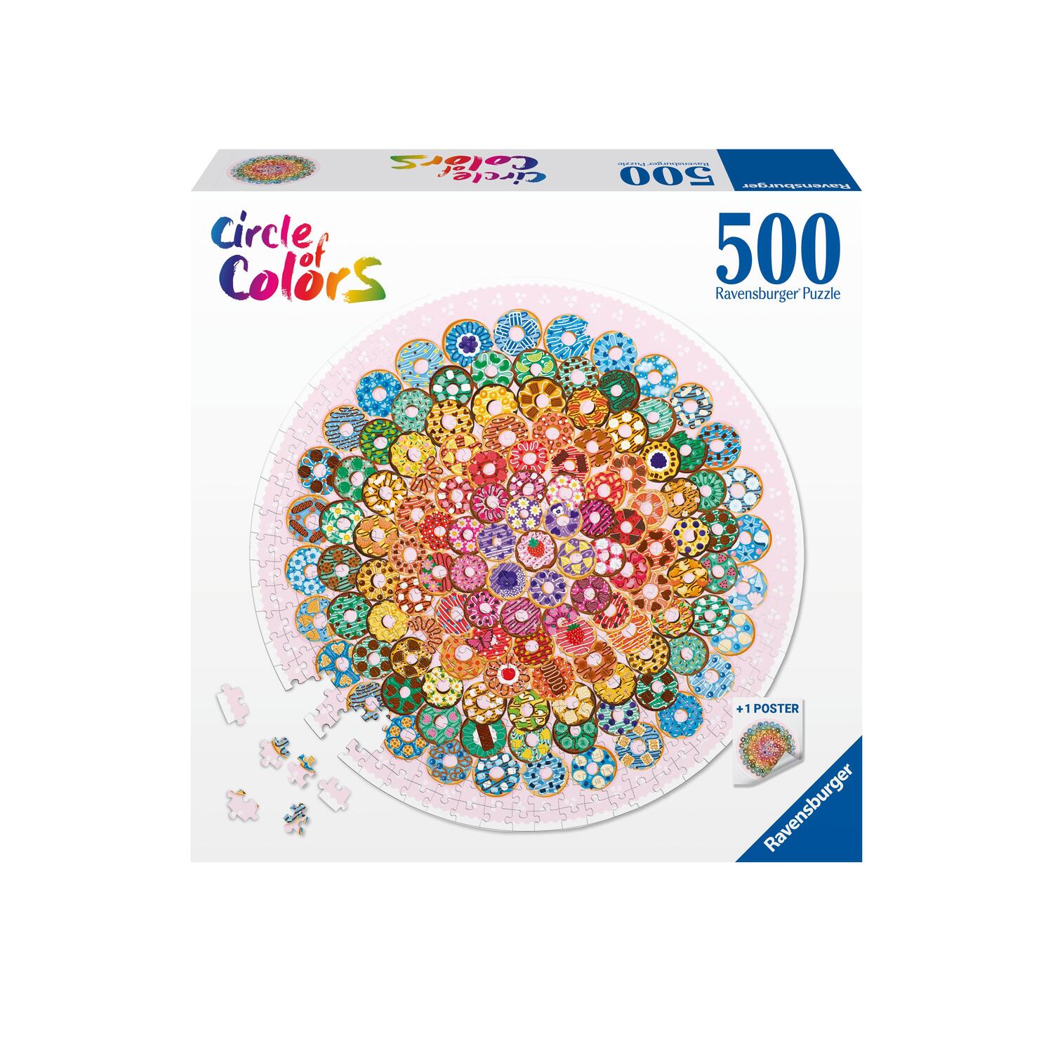 Cover: 4005556173464 | Ravensburger Puzzle 17346 - Circle of Colors Donuts - 500 Teile...
