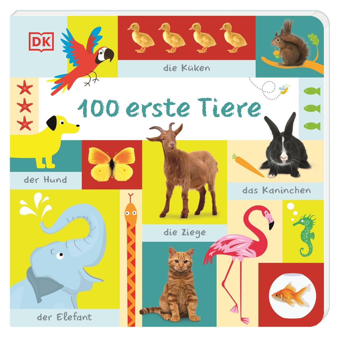 Cover: 9783831046805 | 100 erste Tiere | Buch | Pappbilderbuch mit abgerundeten Ecken | 16 S.