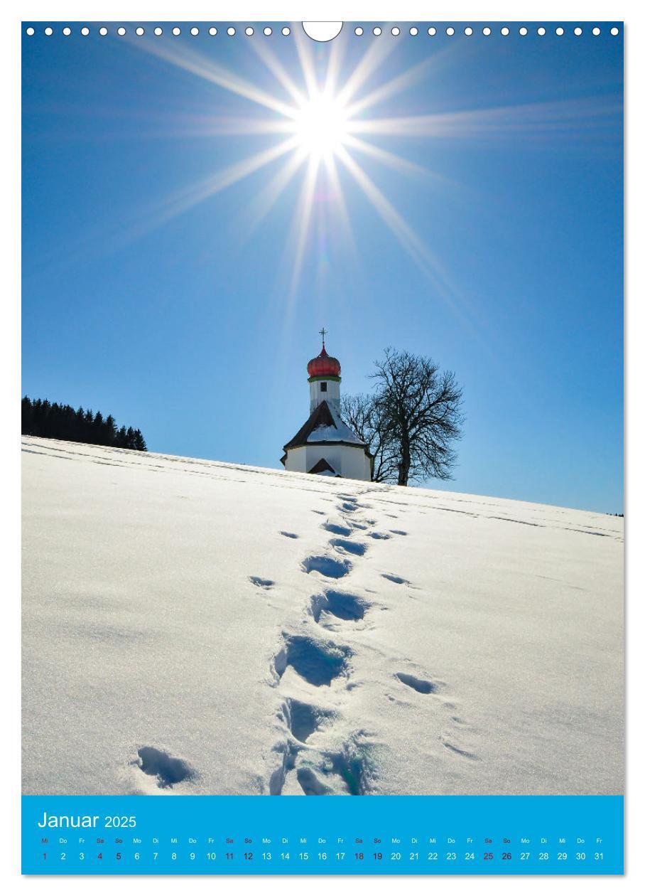 Bild: 9783435872022 | Malerische Kirchen und Kapellen (Wandkalender 2025 DIN A3 hoch),...