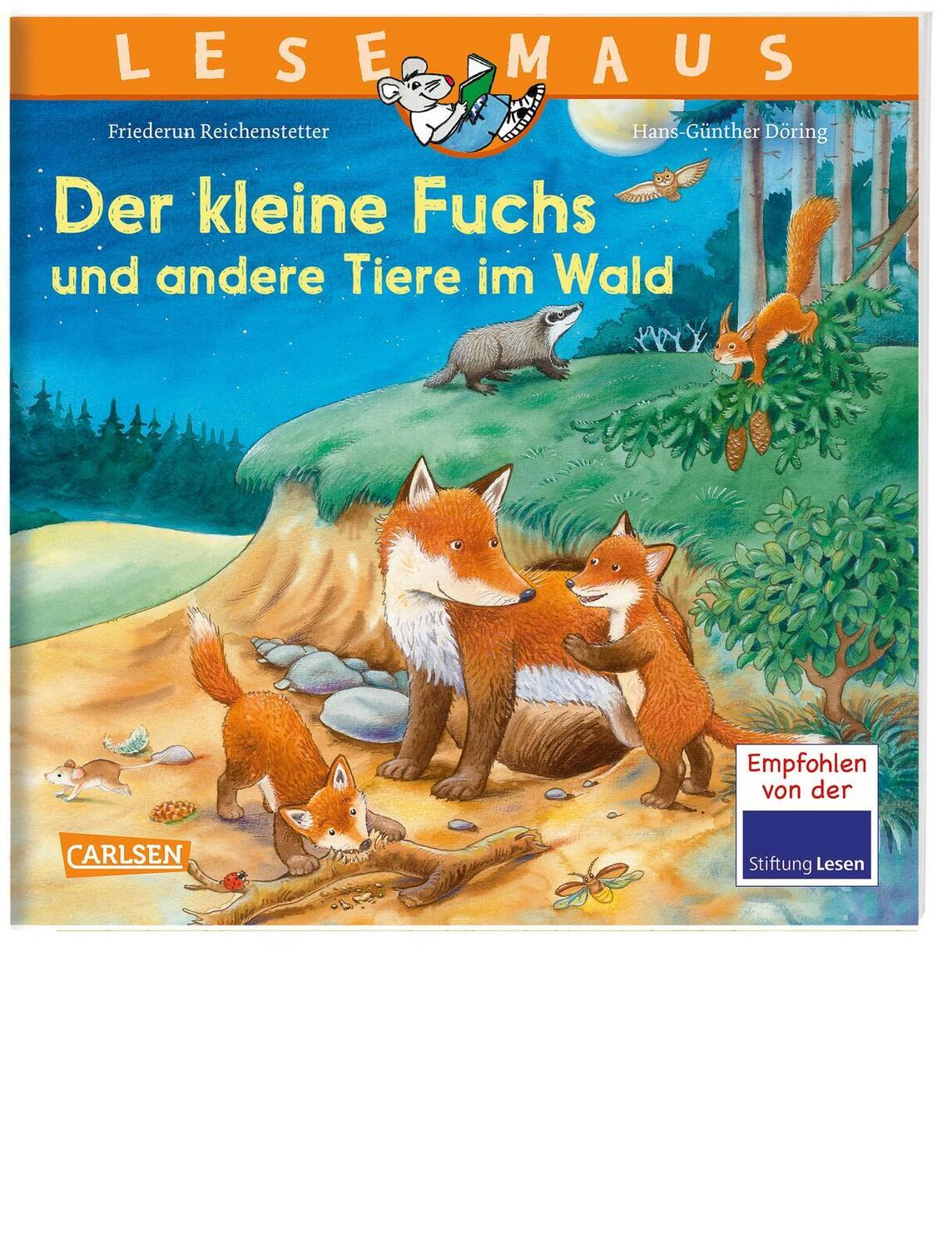 Cover: 9783551083289 | LESEMAUS 181: Der kleine Fuchs und andere Tiere im Wald | Taschenbuch