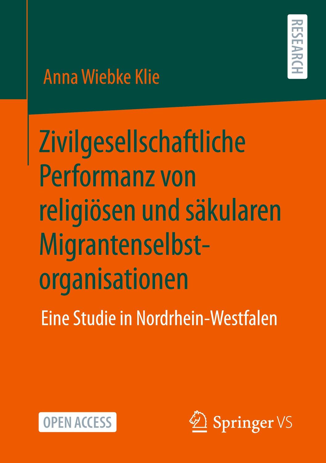 Cover: 9783658342975 | Zivilgesellschaftliche Performanz von religiösen und säkularen...