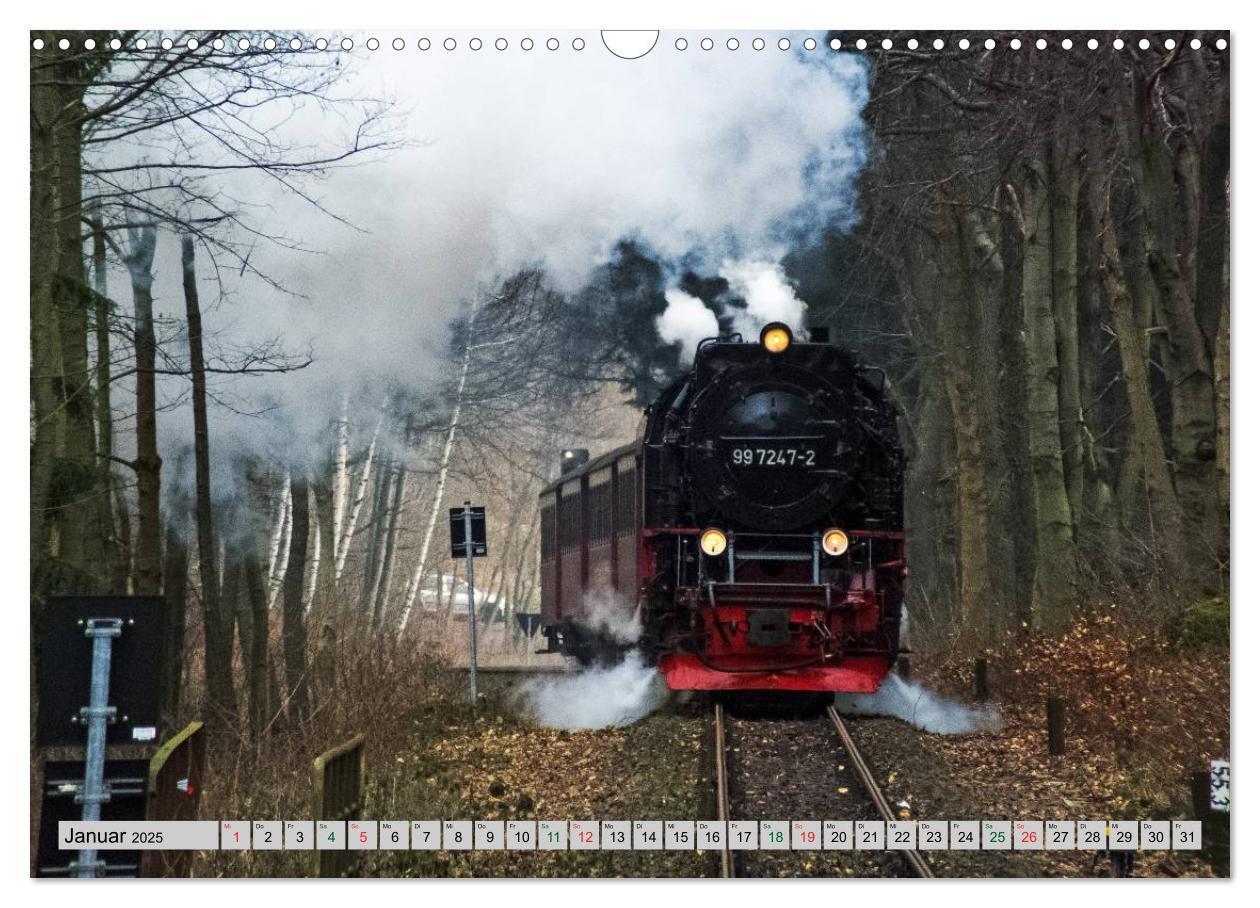 Bild: 9783435669578 | Unter Dampf durch den Harz (Wandkalender 2025 DIN A3 quer),...