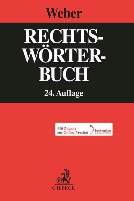 Cover: 9783406775727 | Rechtswörterbuch | Klaus Weber | Bundle | 1 Buch | Deutsch | 2022