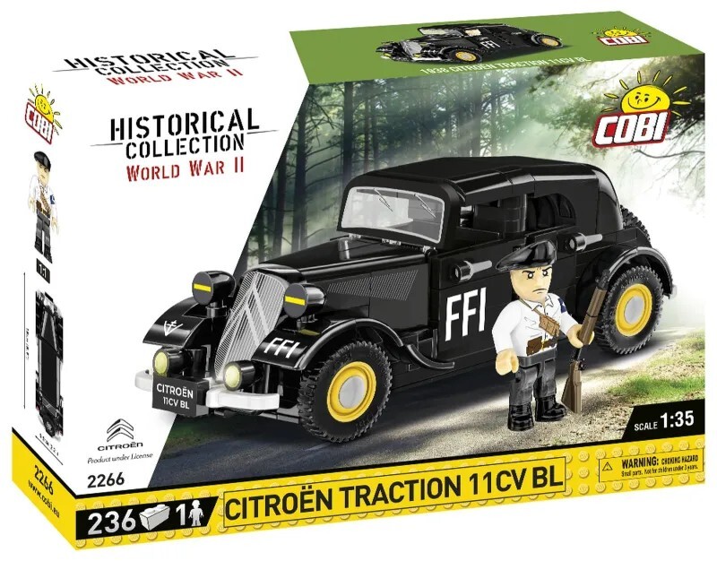 Cover: 5902251022662 | COBI 2266 - Historical Collection, WWII, Citroën Traction 11CV BL,...