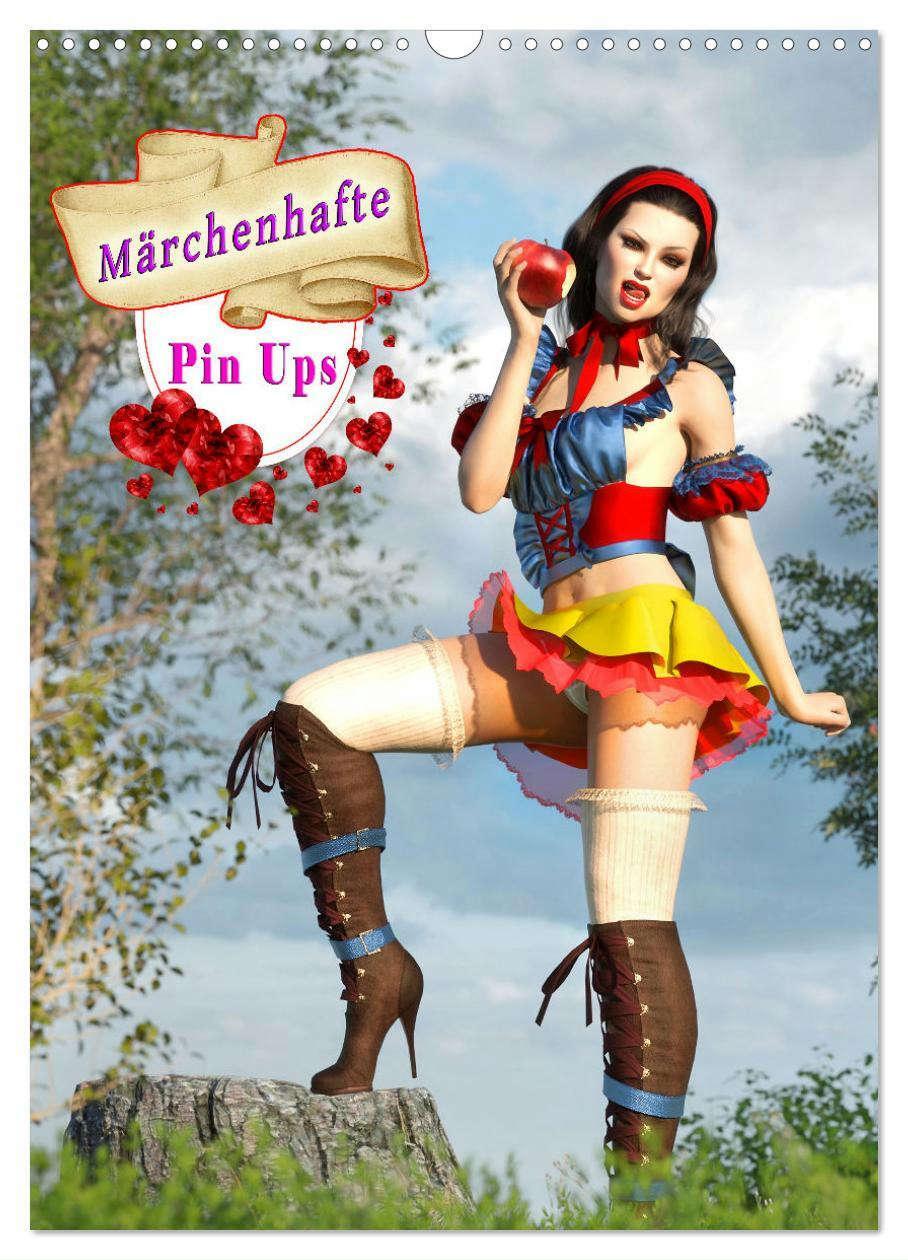 Cover: 9783675538689 | Märchenhafte Pin Ups (Wandkalender 2024 DIN A3 hoch), CALVENDO...