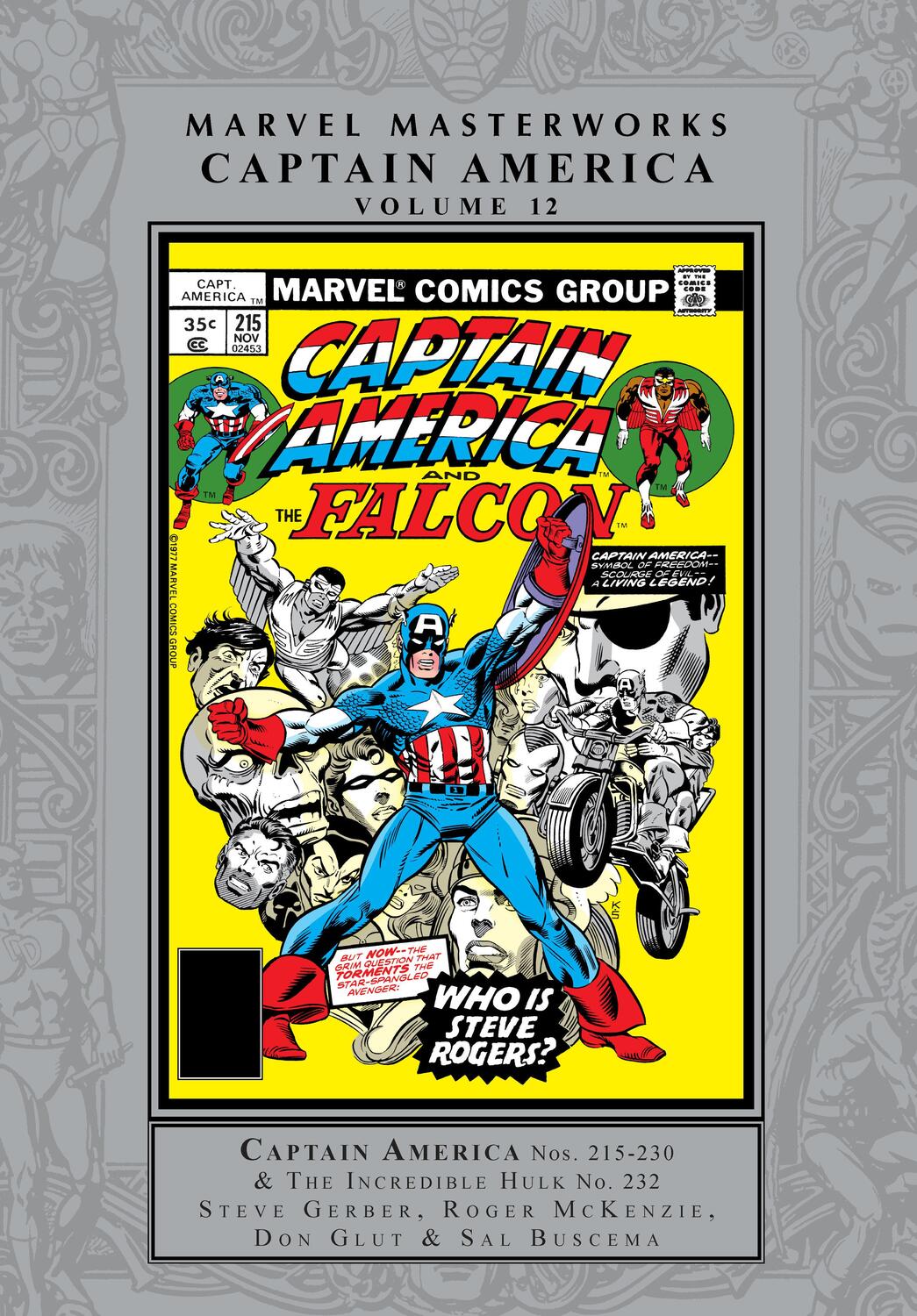 Cover: 9781302922108 | Marvel Masterworks: Captain America Vol. 12 | Steve Gerber (u. a.)