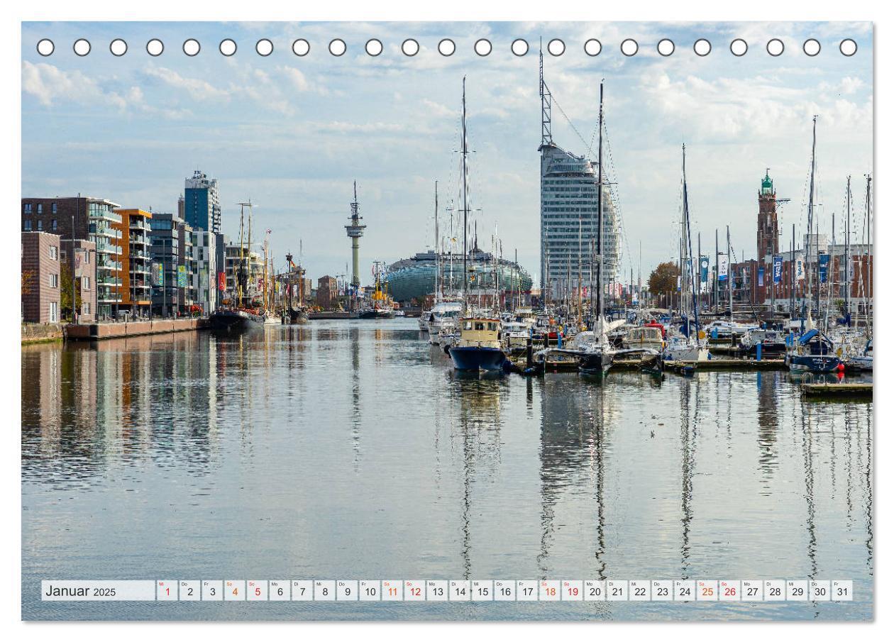 Bild: 9783435181438 | Bremerhaven Stadtansichten (Tischkalender 2025 DIN A5 quer),...