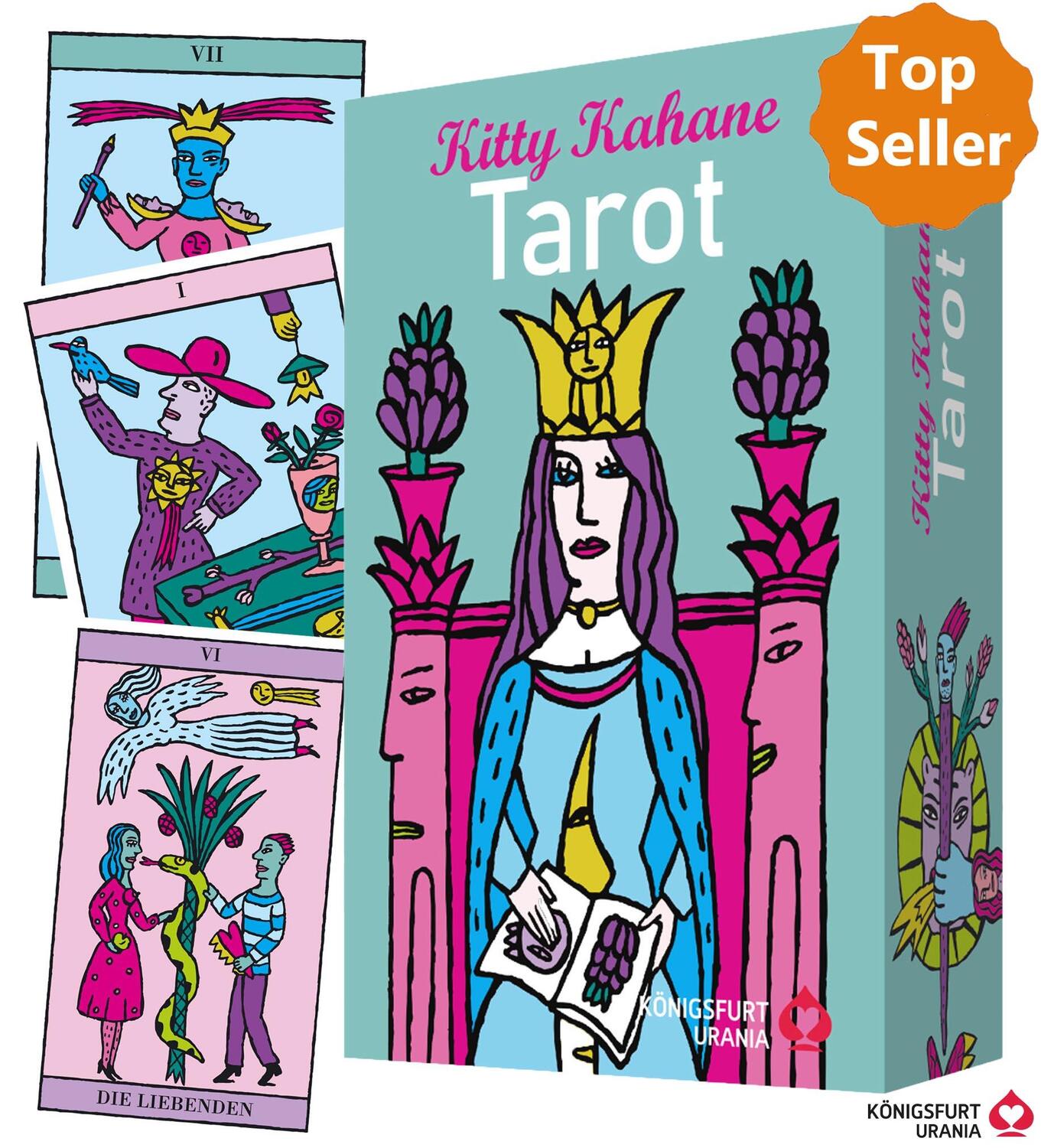 Cover: 9783868265644 | Kitty Kahane Tarot | 78 Tarotkarten mit ausführlicher Anleitung | Buch