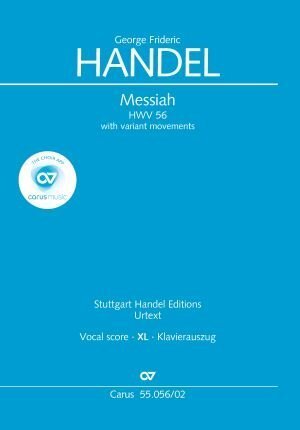 Cover: 9790007170523 | Messiah (Klavierauszug XL englisch) | HWV 56, 1742. Urtext | Händel