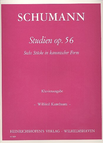 Cover: 9790204418091 | Studien Op.56 | Robert Schumann | Buch | Heinrichshofen Verlag