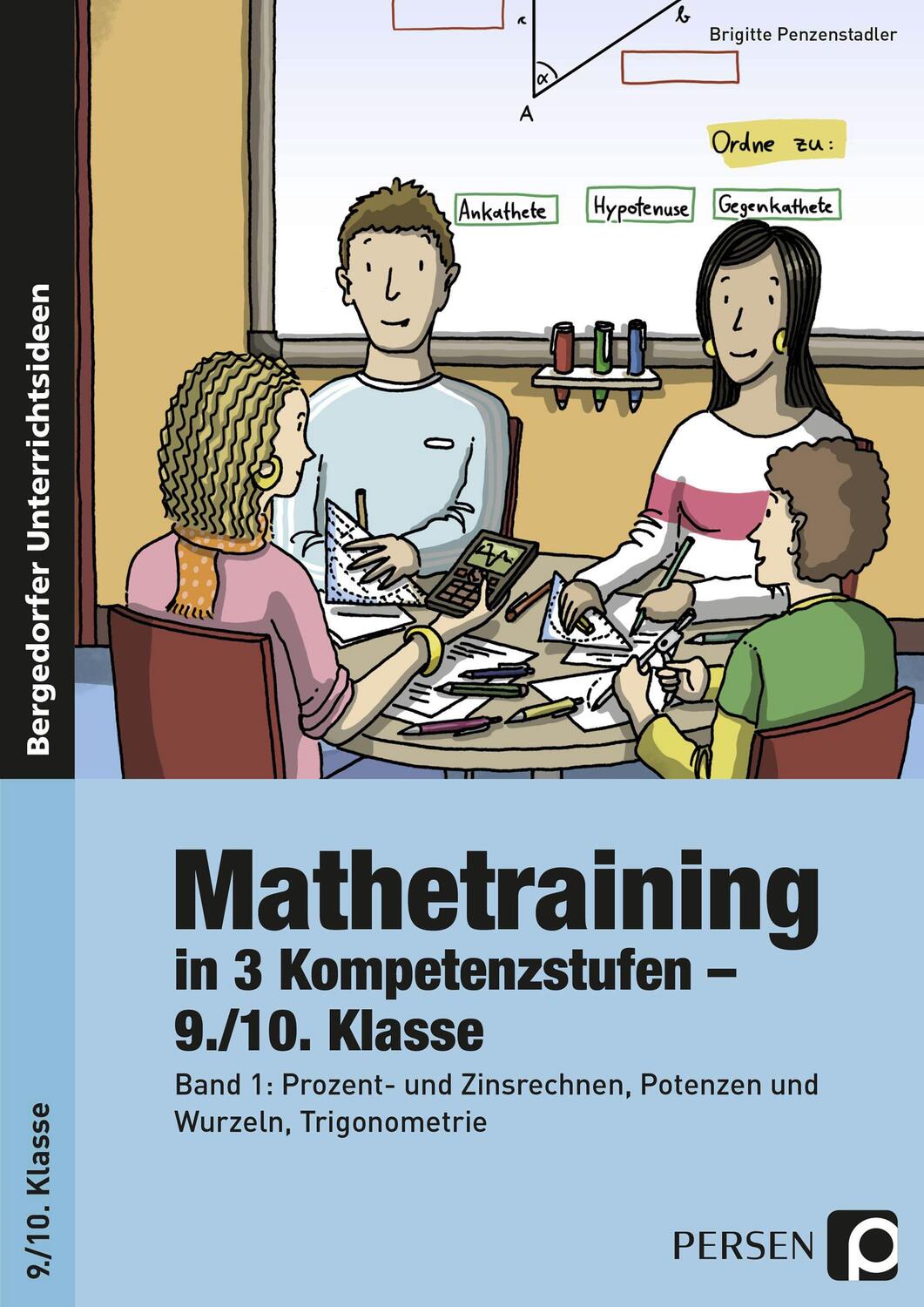 Cover: 9783403234791 | Mathetraining in 3 Kompetenzstufen - 9./10. Klasse | Penzenstadler