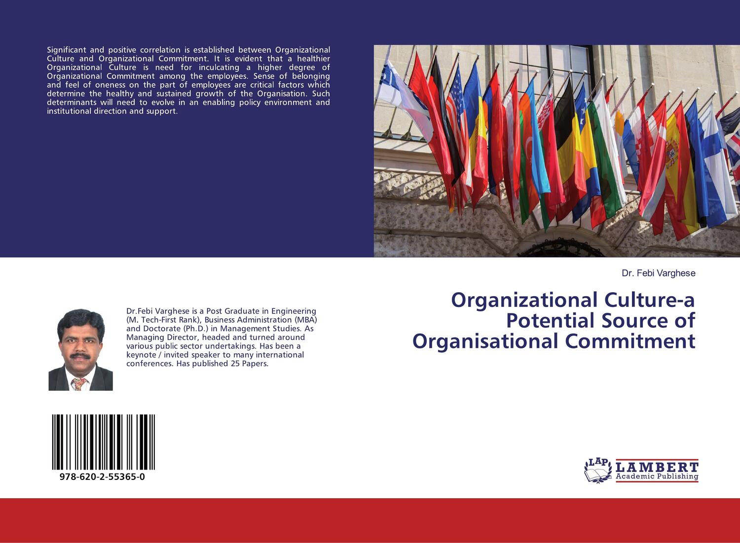 Cover: 9786202553650 | Organizational Culture-a Potential Source of Organisational Commitment