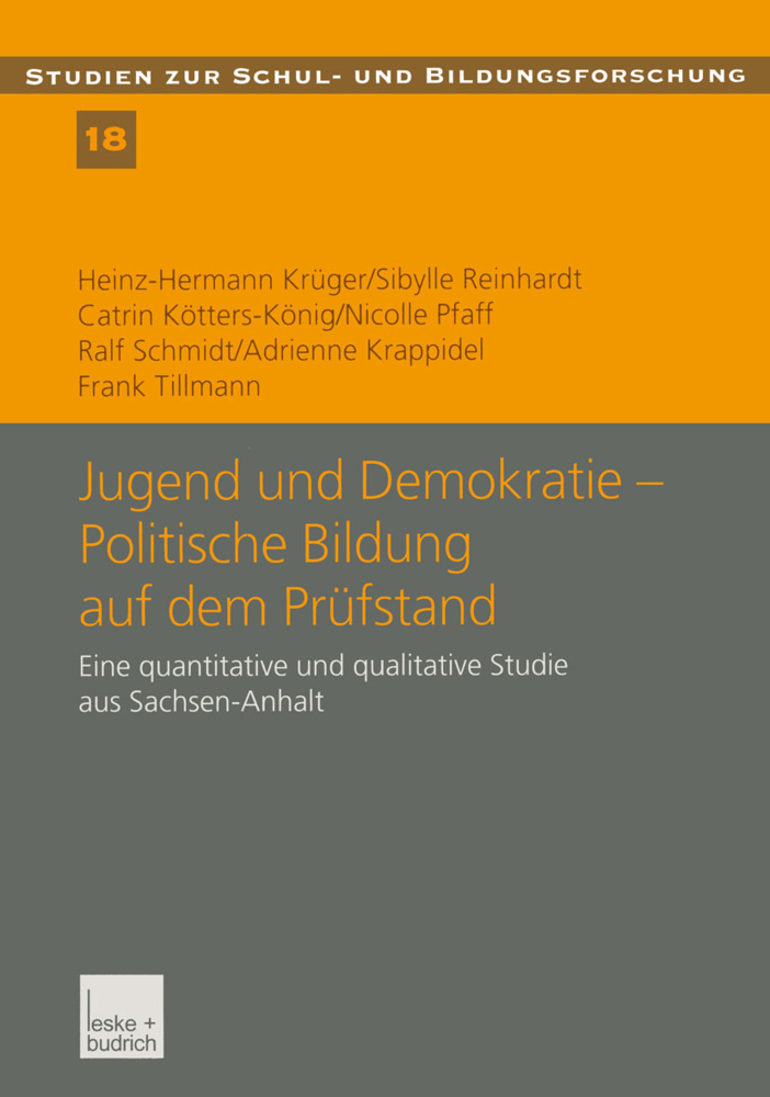 Cover: 9783810035745 | Jugend und Demokratie - Politische Bildung auf dem Prüfstand | Buch
