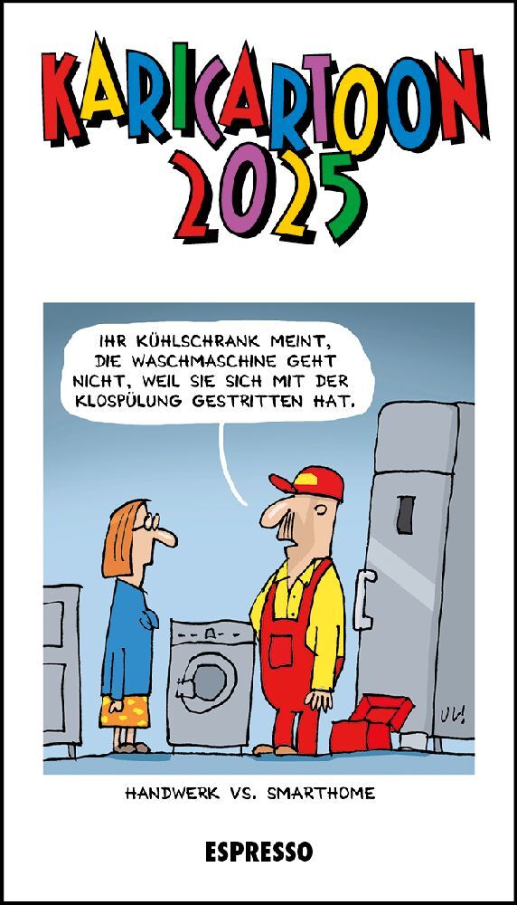 Cover: 9783885208280 | KARICARTOON 2025 | 365 Kari-Cartoons von 90 ZeichnerInnen | Holtfreter