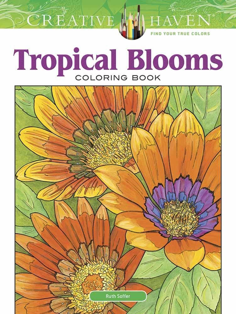 Cover: 9780486811987 | Creative Haven Tropical Blooms Coloring Book | Ruth Soffer | Buch