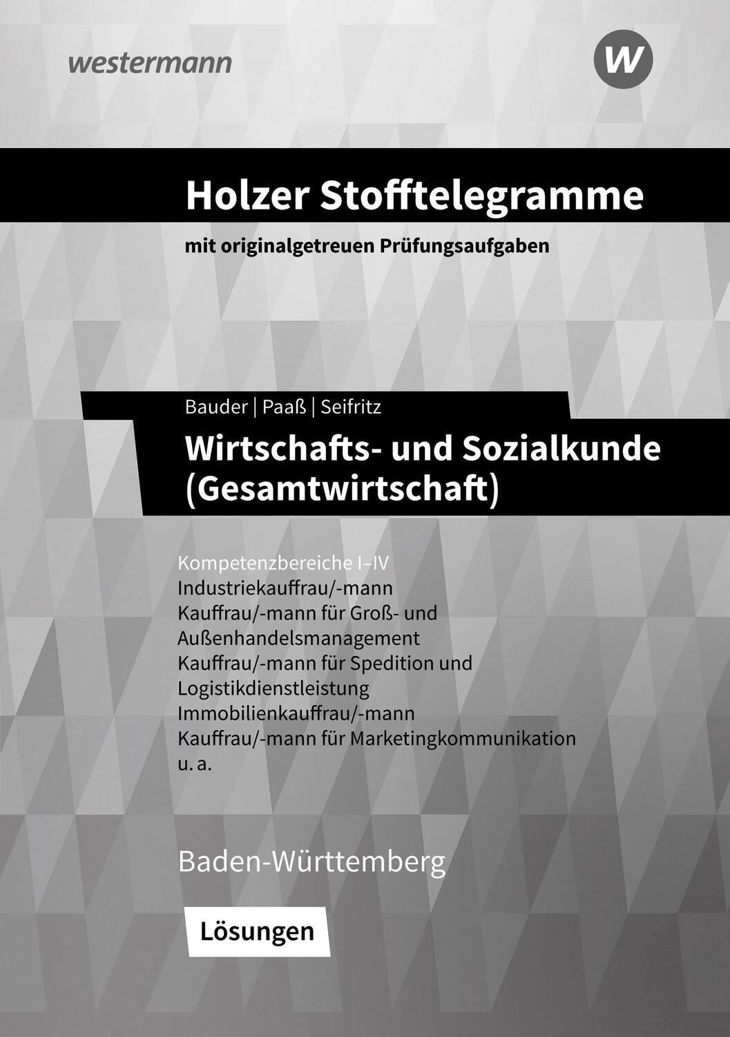 Cover: 9783427149071 | Holzer Stofftelegramme - Wirtschafts- und Sozialkunde...