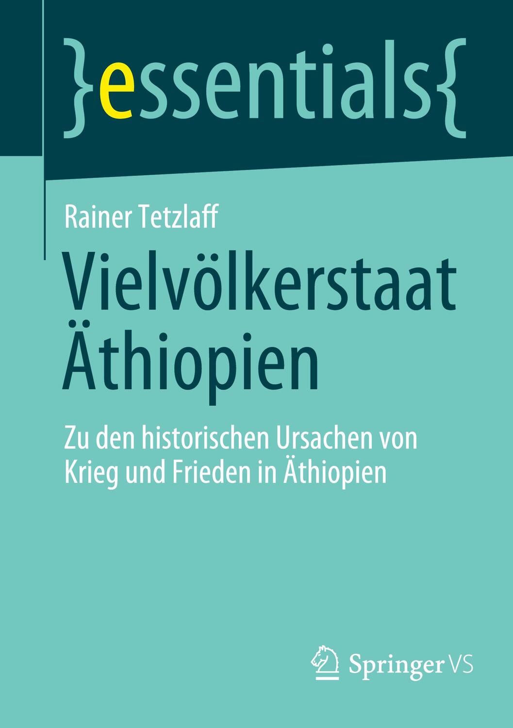 Cover: 9783658354961 | Vielvölkerstaat Äthiopien | Rainer Tetzlaff | Taschenbuch | 2021