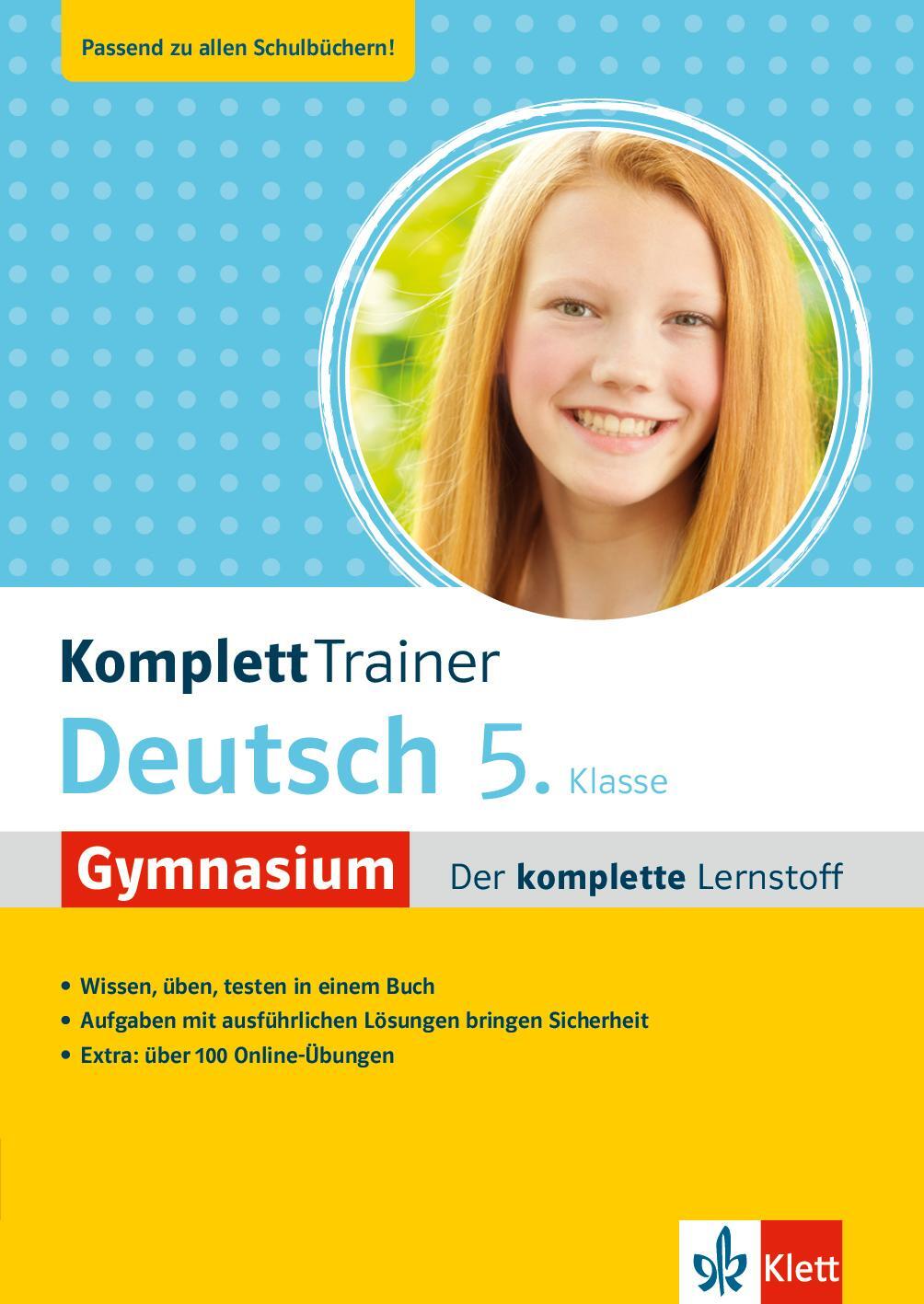 Cover: 9783129275870 | KomplettTrainer Gymnasium Deutsch 5. Klasse | Der komplette Lernstoff