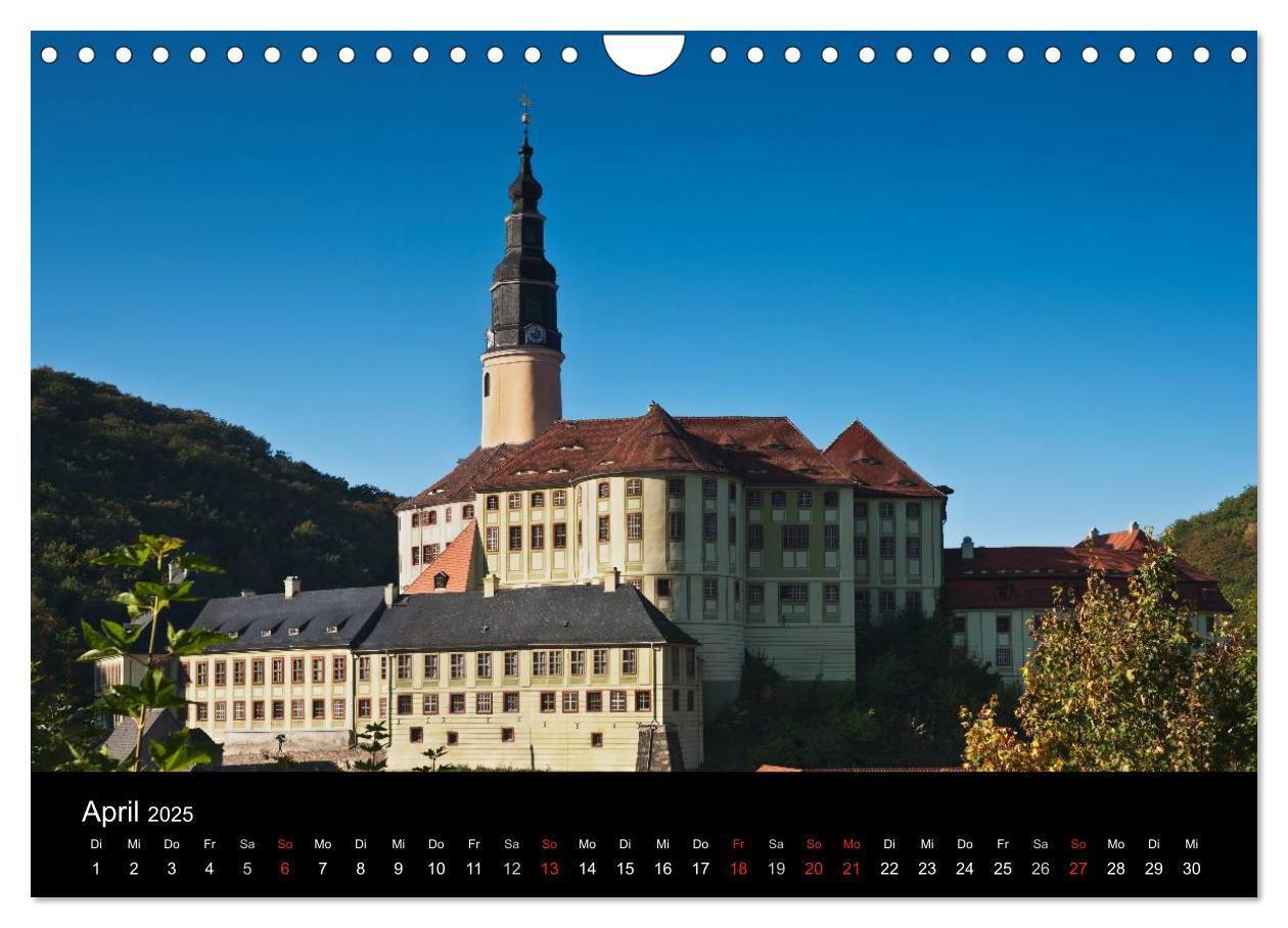 Bild: 9783435829958 | Sächsische Burgen und Schlösser (Wandkalender 2025 DIN A4 quer),...