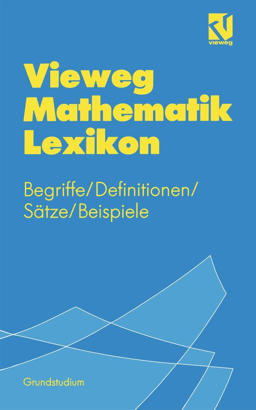 Cover: 9783528163082 | Vieweg Mathematik Lexikon | Otto Kerner | Taschenbuch | Paperback