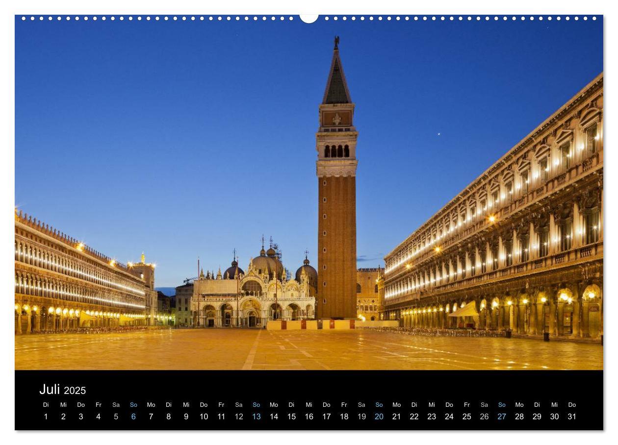 Bild: 9783435555116 | Venedig bei Nacht 2025 (hochwertiger Premium Wandkalender 2025 DIN...