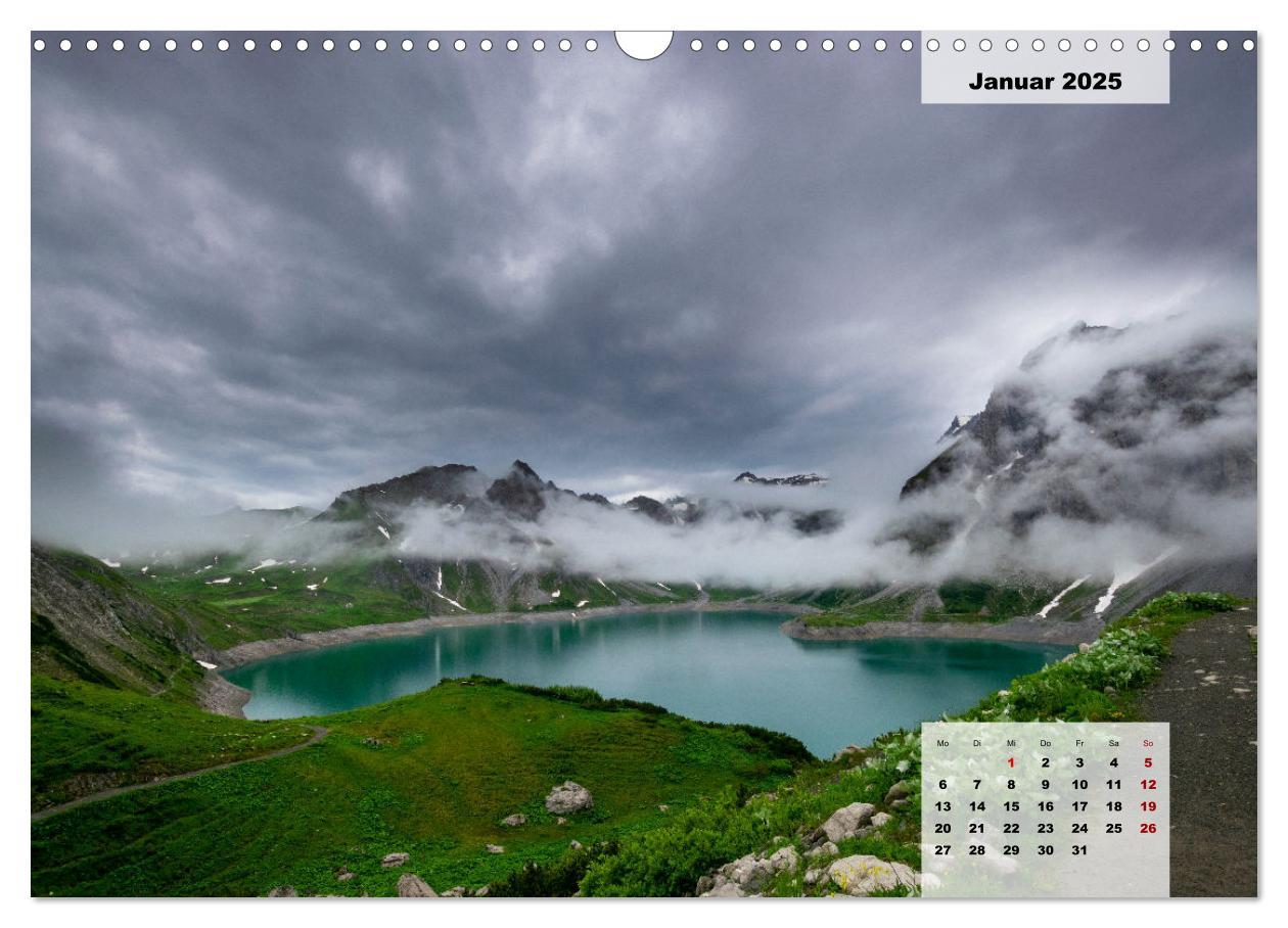 Bild: 9783435023660 | Lünersee - die blaue Perle der Alpen (Wandkalender 2025 DIN A3...