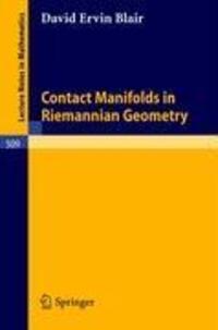 Cover: 9783540076261 | Contact Manifolds in Riemannian Geometry | D. E. Blair | Taschenbuch