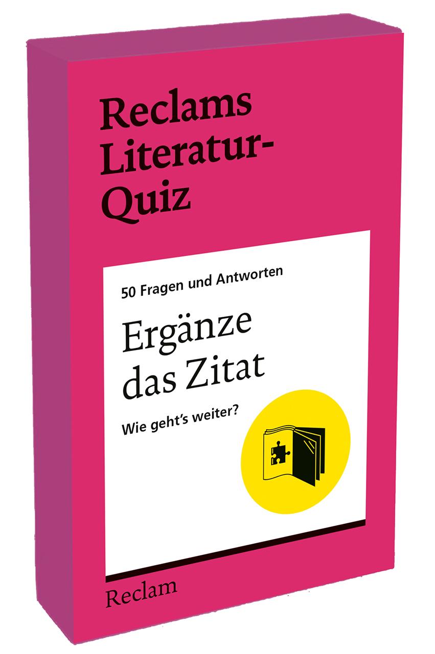 Cover: 4262461870042 | Ergänze das Zitat. Wie geht's weiter? 50 Fragen und Antworten für...