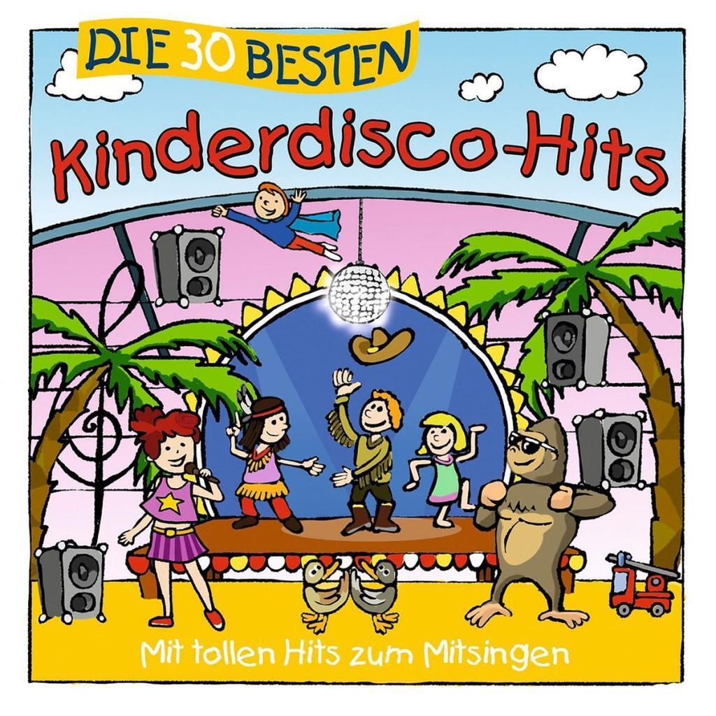 Cover: 4260167472843 | Die 30 besten Kinderdisco-Hits | S. Sommerland (u. a.) | Audio-CD