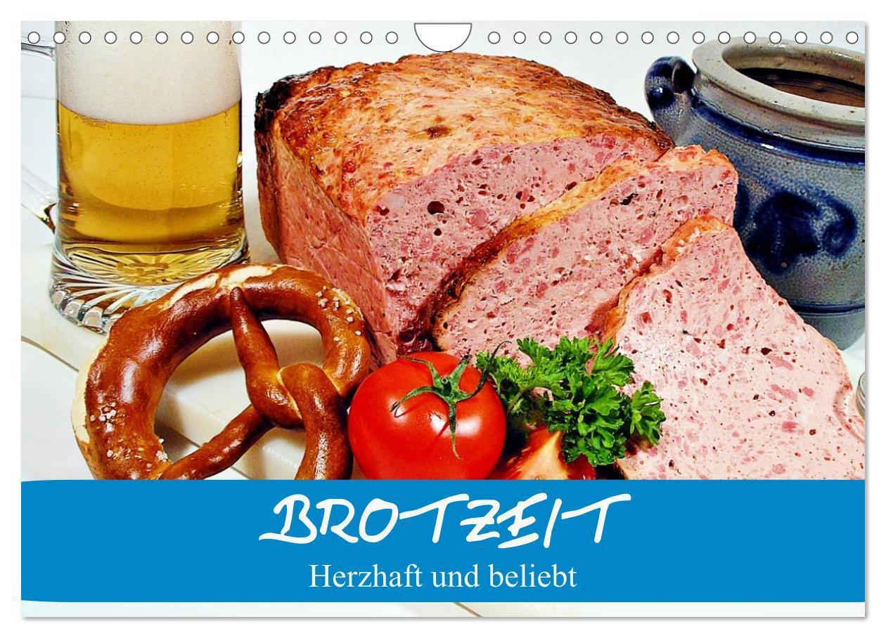 Cover: 9783383286834 | Brotzeit. Herzhaft und beliebt (Wandkalender 2024 DIN A4 quer),...