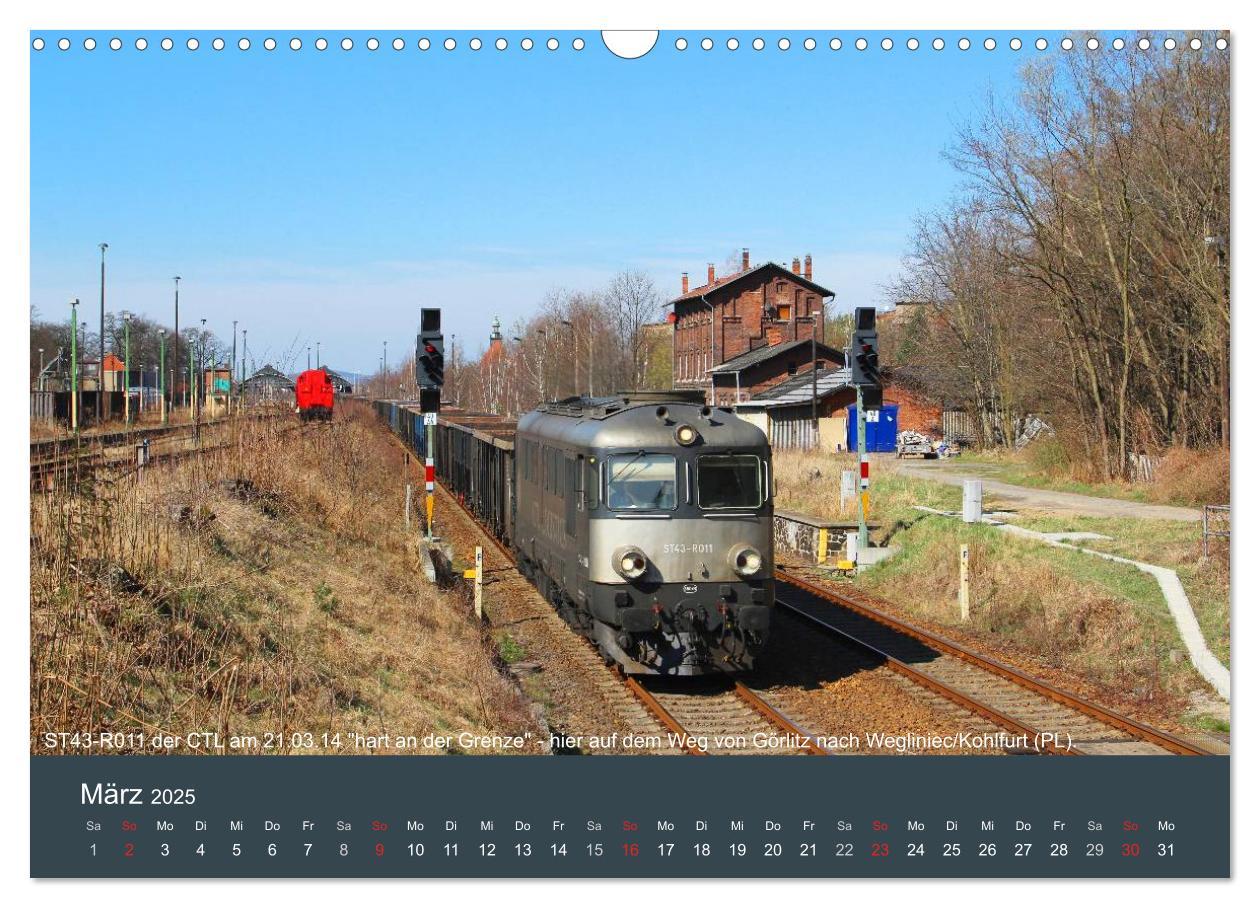 Bild: 9783435624485 | Mit Diesellokomotiven quer durch die Lausitz - 2025 (Wandkalender...