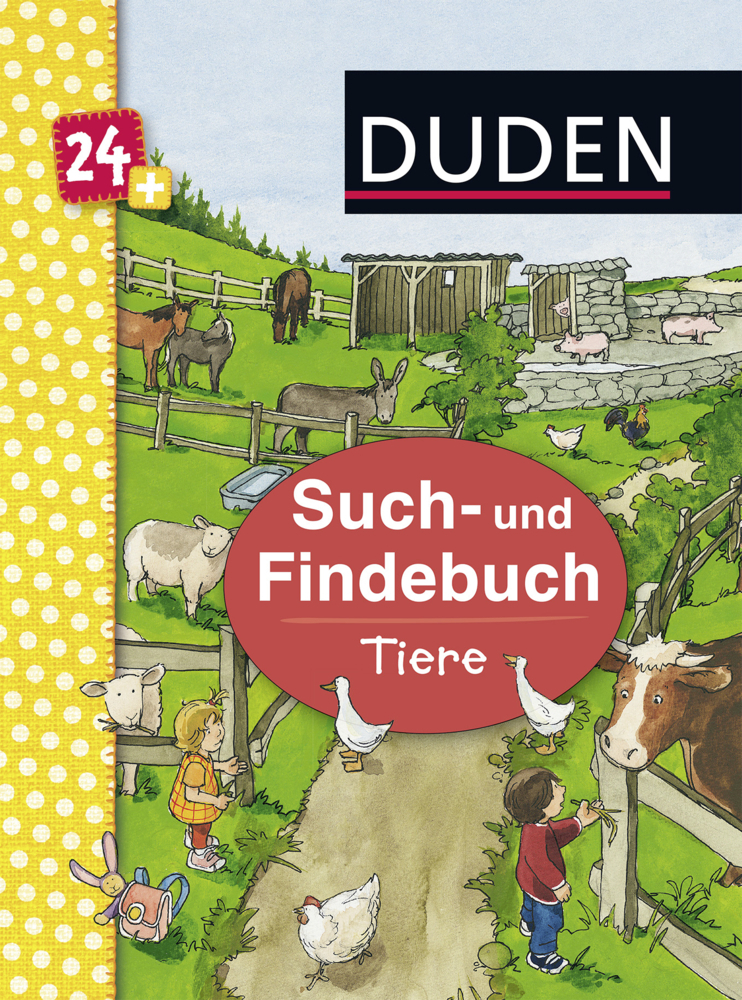 Cover: 9783737332910 | Duden 24+: Such- und Findebuch: Tiere | kleines Wimmelbuch | Schröder