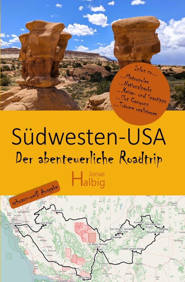 Cover: 9783818745004 | Südwesten USA - Der abenteuerliche Roadtrip | Jonas Halbig | Buch