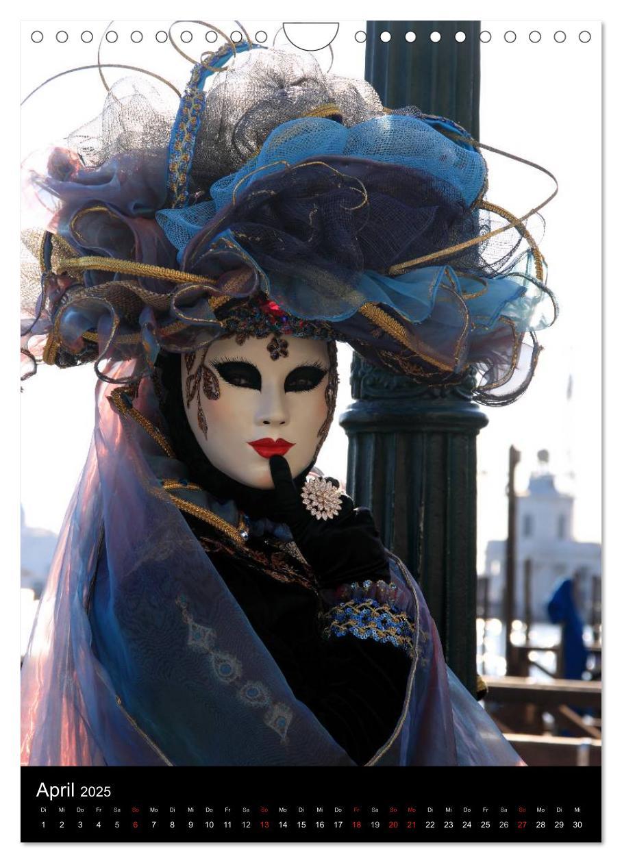 Bild: 9783457087596 | Karneval in Venedig - Phantasievolle Masken (Wandkalender 2025 DIN...