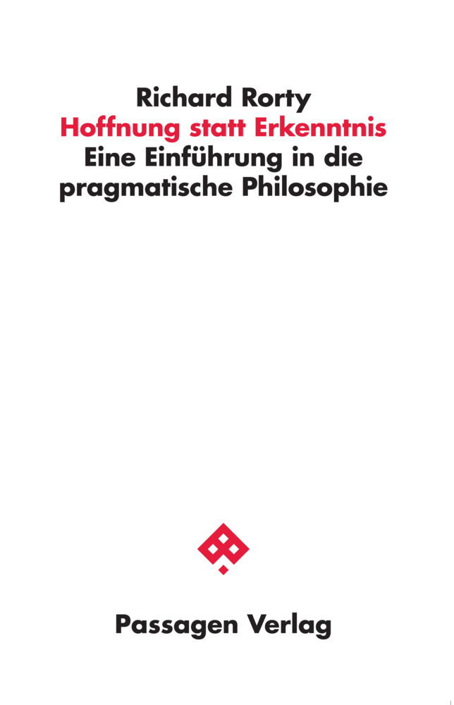 Cover: 9783709202739 | Hoffnung statt Erkenntnis | Richard Rorty | Taschenbuch | 100 S.