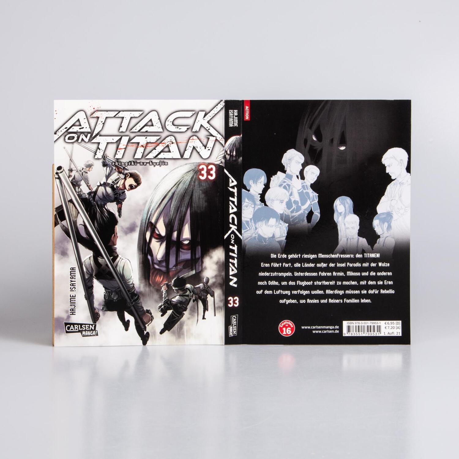 Bild: 9783551799531 | Attack on Titan 33 | Hajime Isayama | Taschenbuch | Attack on Titan