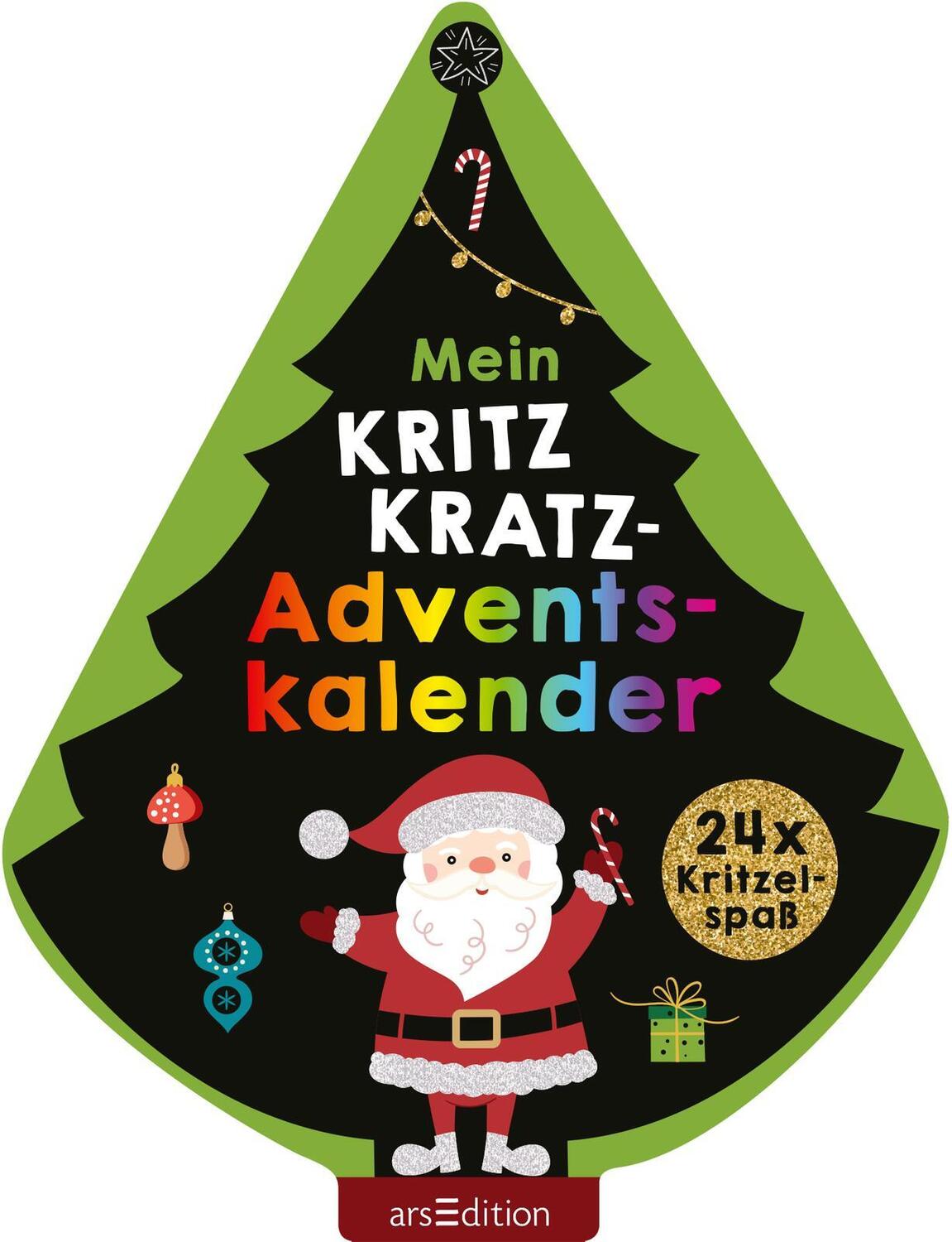 Bild: 9783845858678 | Mein Kritzkratz-Adventskalender | 24 x Kritzelspaß | Taschenbuch