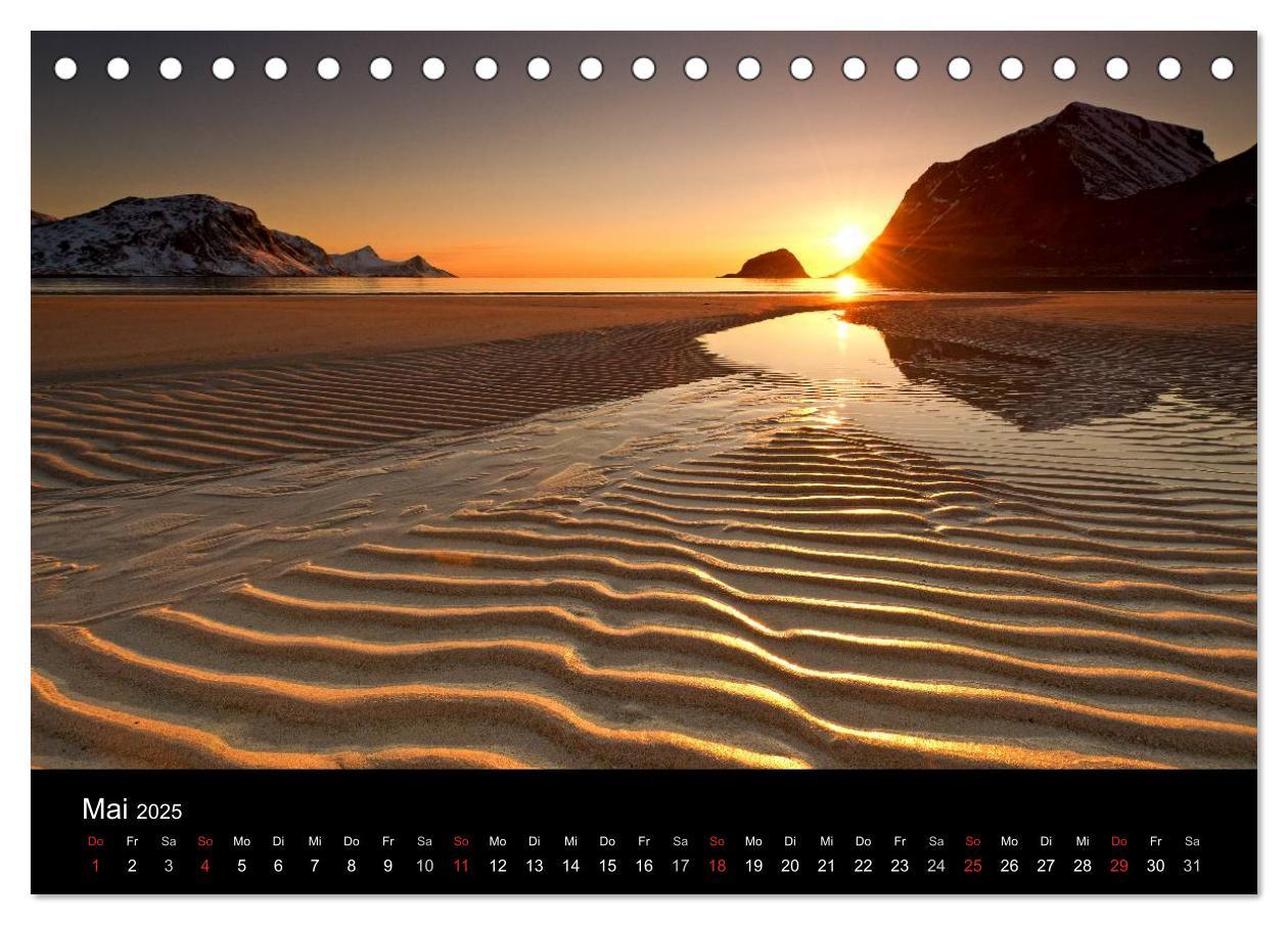 Bild: 9783435801268 | Norwegen (Tischkalender 2025 DIN A5 quer), CALVENDO Monatskalender