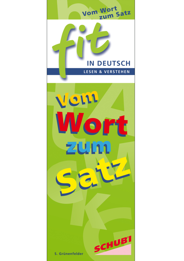 Cover: 9783867231206 | FIT in Deutsch - Lesen & verstehen, Vom Wort zum Satz | Grünenfelder