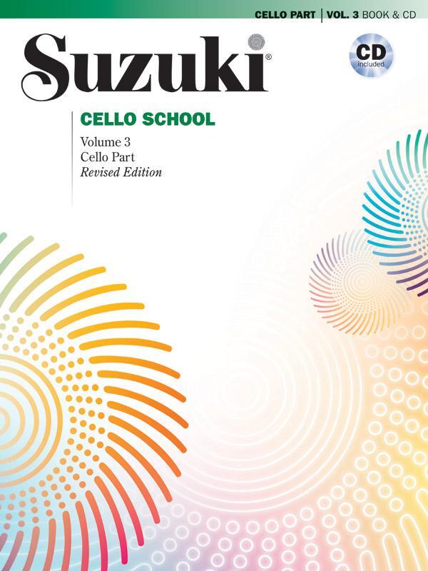 Cover: 9780739097113 | Suzuki Cello School, Vol 3: Cello Part, Book &amp; CD | Tsuyoshi Tsutsumi
