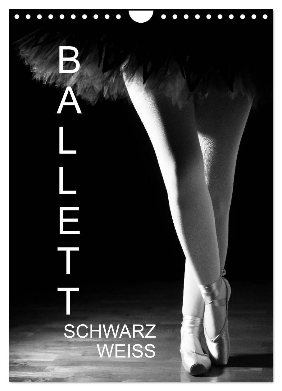 Cover: 9783457049884 | Ballett Schwarzweiss (Wandkalender 2025 DIN A4 hoch), CALVENDO...