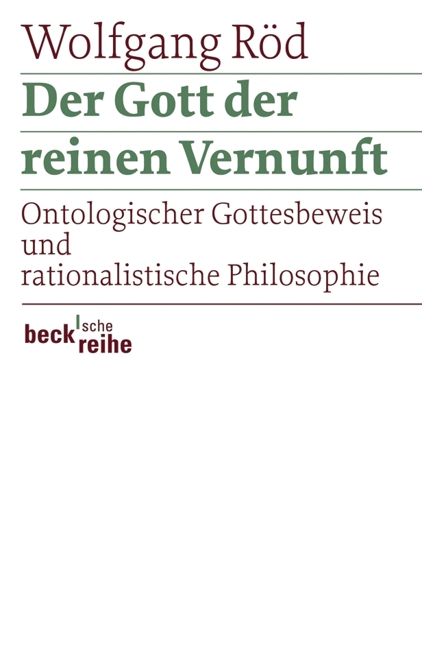 Cover: 9783406585692 | Der Gott der reinen Vernunft | Wolfgang Röd | Taschenbuch | 2009